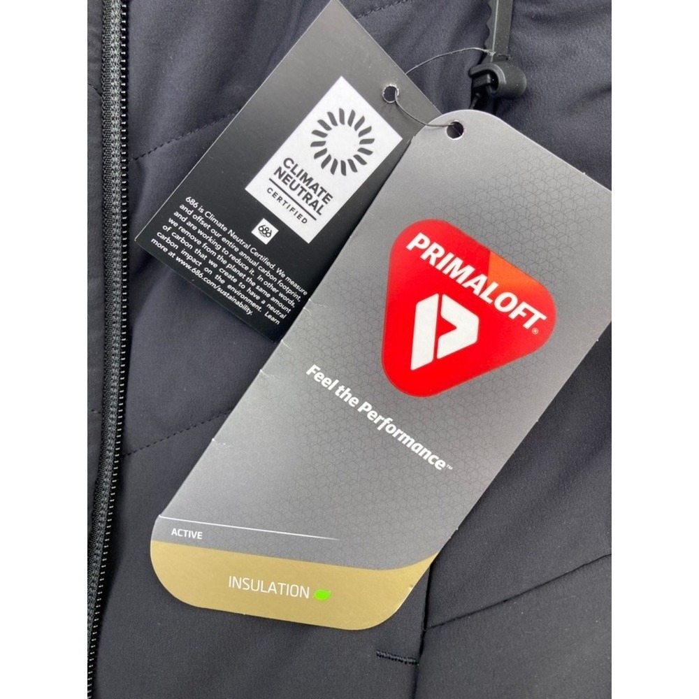 Aspenx Ajax Insulator Jacket Primaloft Active Black Water Resistant Puffer NEW S - Picture 6 of 11